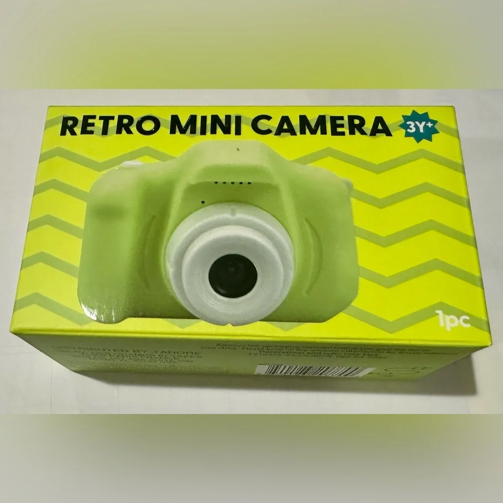 2PCS Retro Y2K Mini Camera With USB Charging Cable